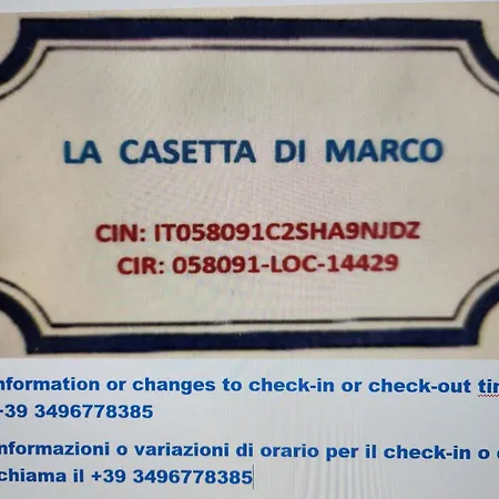La Casetta Di Marco Apartamento